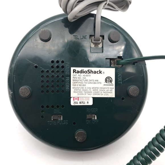Vintage Green Push Button Telephone by Radio Shack - Picture 6 of 10